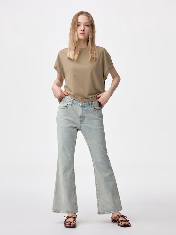 GU | Slim Flared Jeans- Philippines Pasabuy