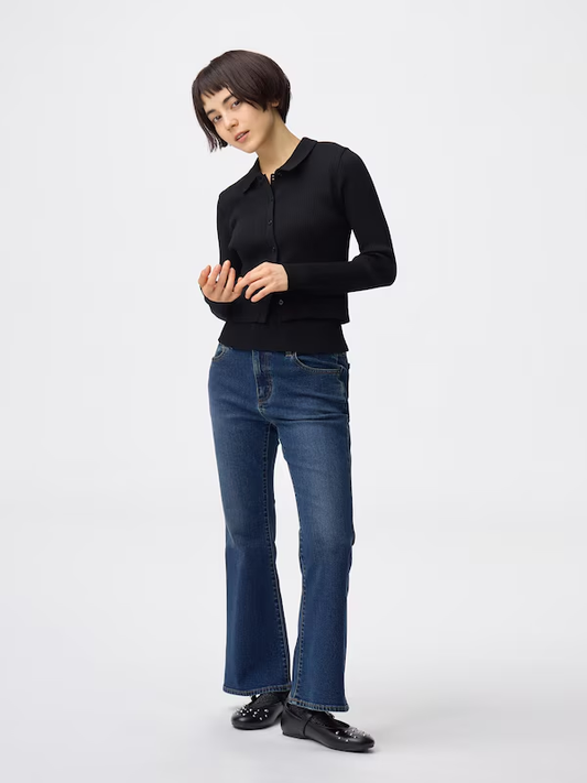 GU | Slim Flared Jeans- Philippines Pasabuy