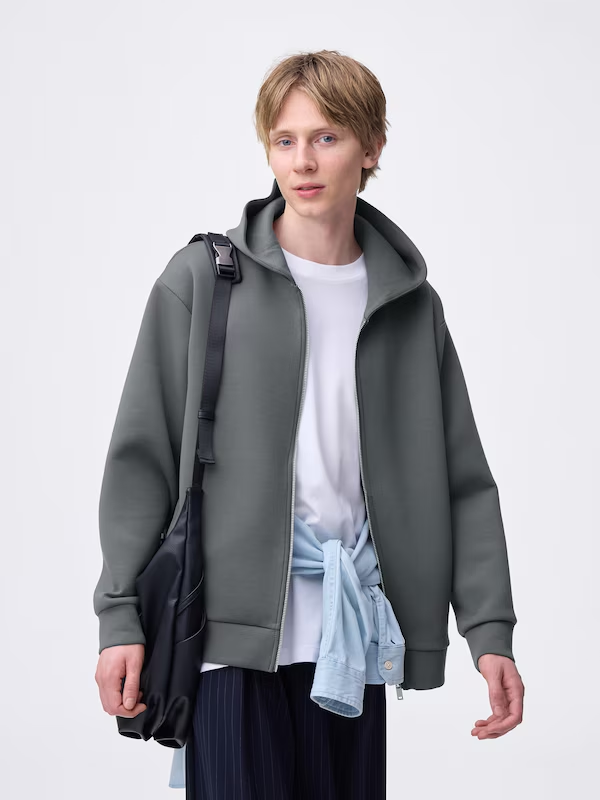 GU| Puff Sweat Full Zip Parka